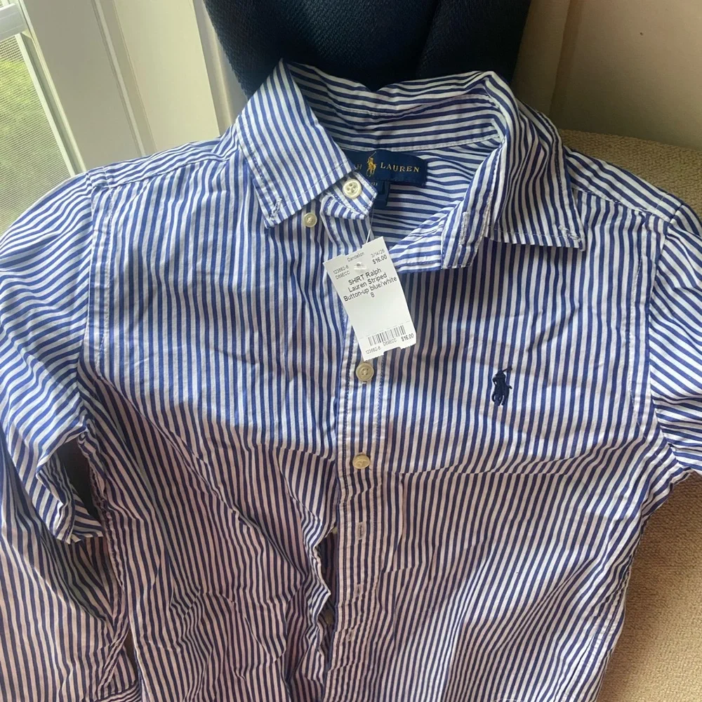 Kids Ralph Lauren Button Down New with Tags Size 8